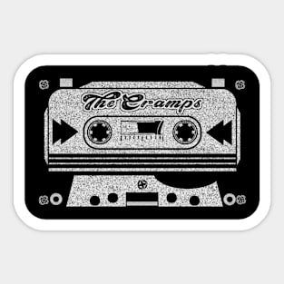 the cramps cassette Sticker